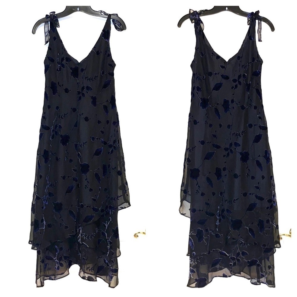 Women's Evan Picone Floral Printed Beautiful Sheath Dress Midi Dress